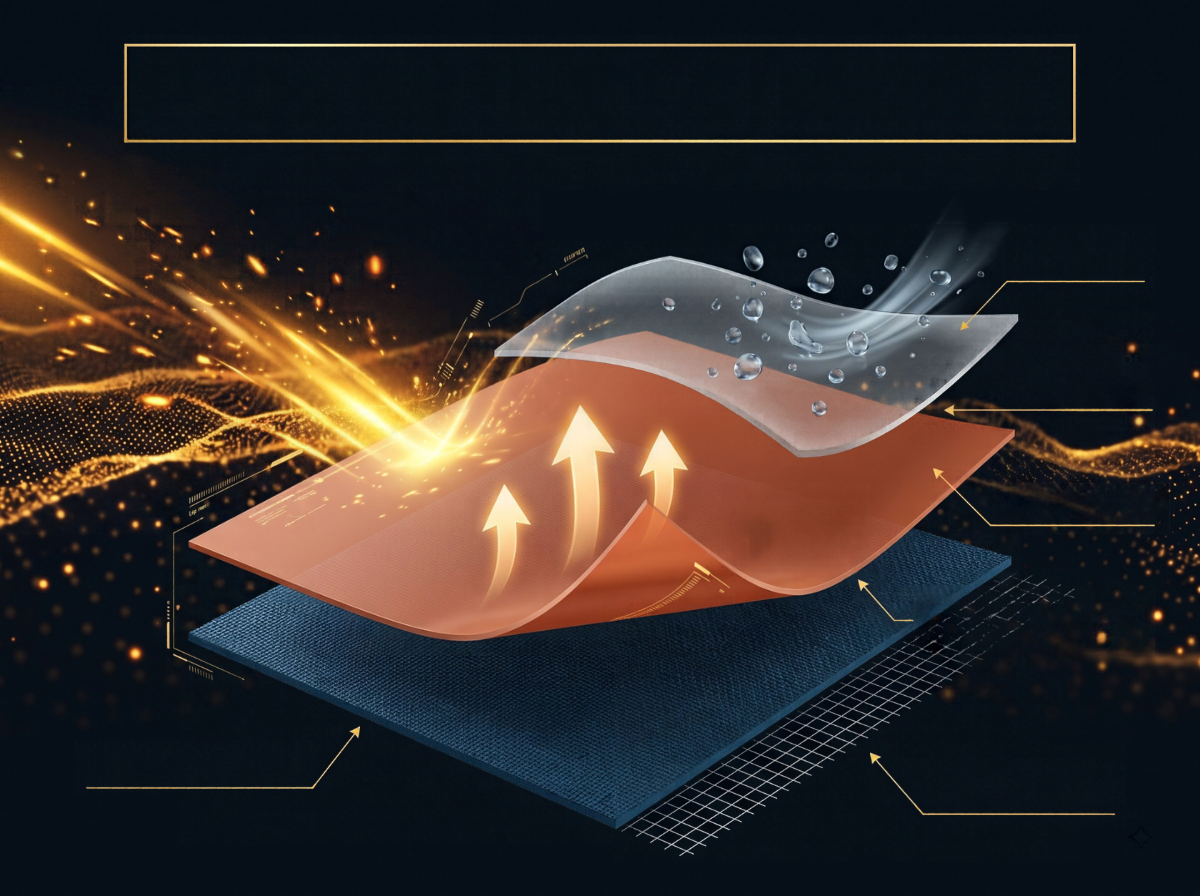 Cấu trúc 3D sợi Polyester Coating